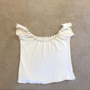 Brandy Ruffle Off The Shoulder